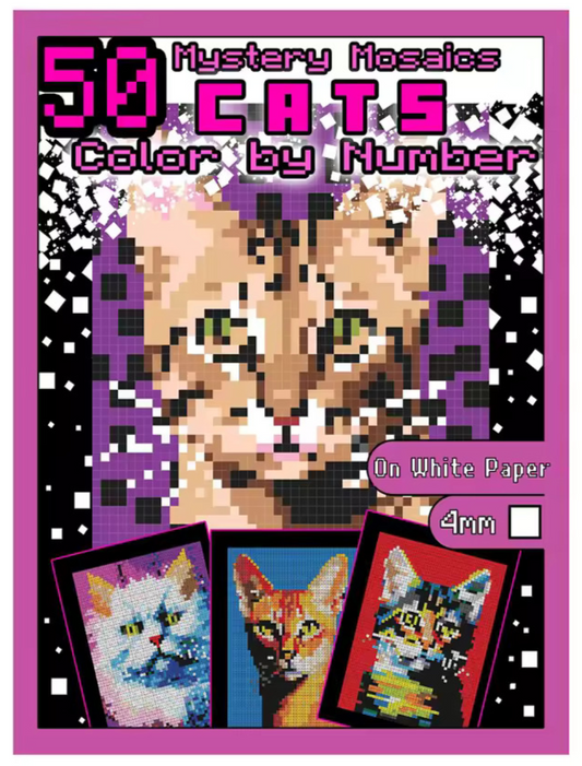 50 Ras Kotów – Kolorowanie po Numerach