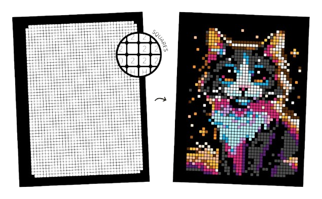 100 Tajemniczych Ilustracji – Kolorowanie po Numerach